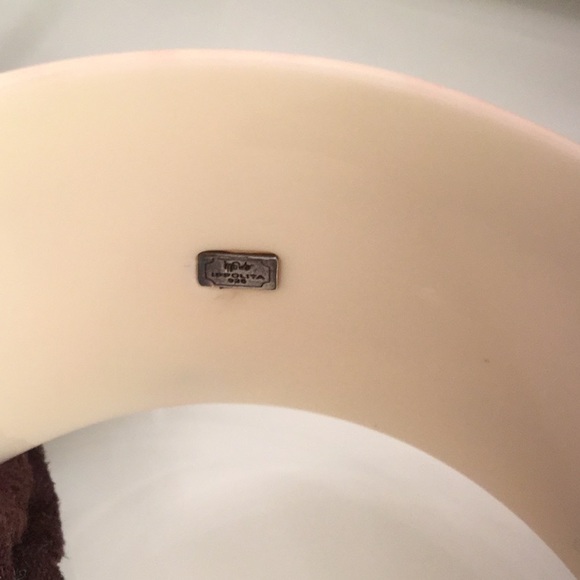 Ippolita Bangle Bracelet Ivory Silver Authentic - Picture 3 of 6